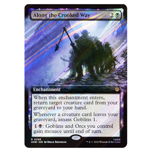 Along the Crooked Way 0295 card from the Magic The Gathering set The Hobbit