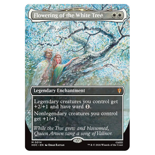 Flowering of the White Tree 0014 card from the Magic The Gathering set The Hobbit Eternal