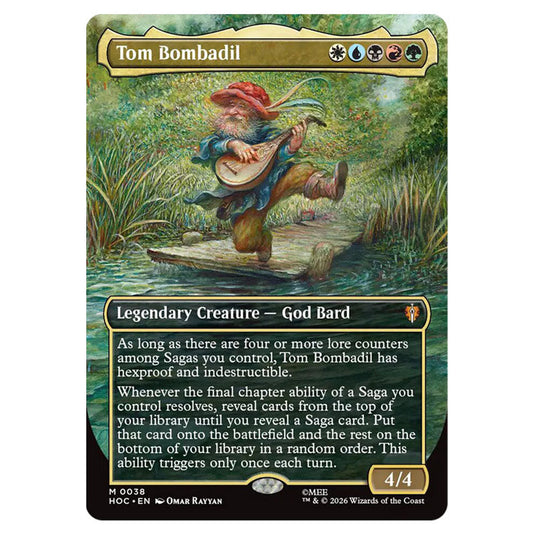 Tom Bombadil 0038 card from the Magic The Gathering set The Hobbit Eternal
