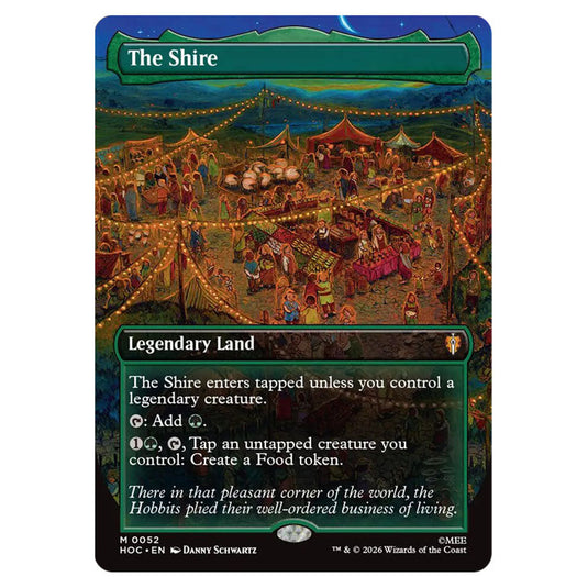 The Shire 0052 card from the Magic The Gathering set The Hobbit Eternal