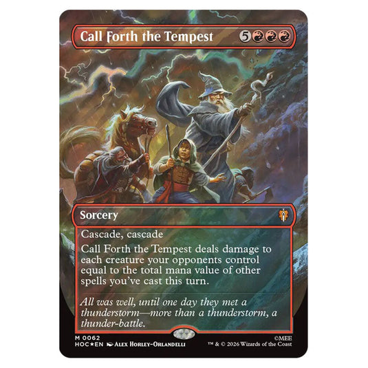 Call Forth the Tempest 0062 card from the Magic The Gathering set The Hobbit Eternal