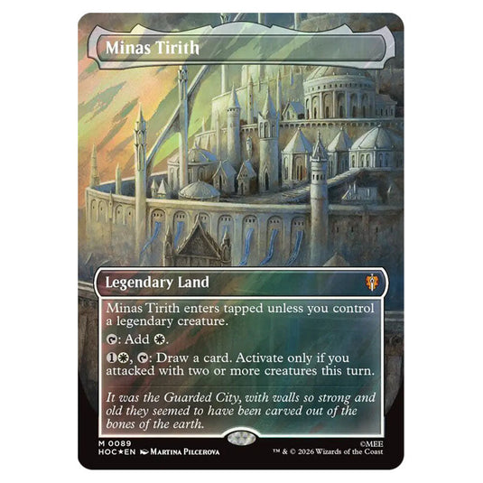 Minas Tirith 0089 card from the Magic The Gathering set The Hobbit Eternal