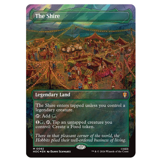 The Shire 0092 card from the Magic The Gathering set The Hobbit Eternal