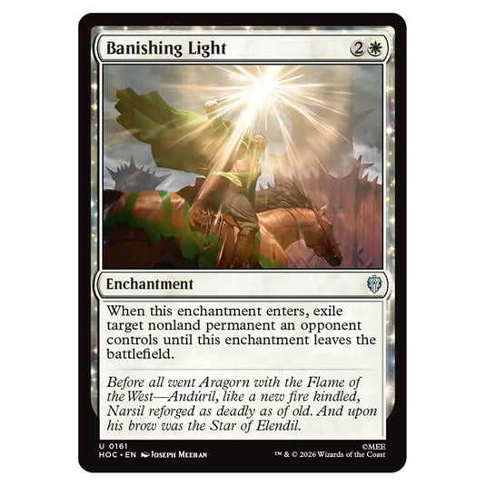 Banishing Light 0161 card from the Magic The Gathering set The Hobbit Eternal