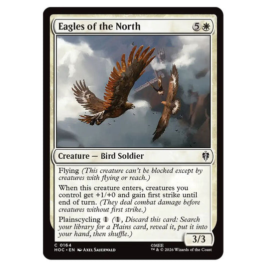 Eagles of the North 0164 card from the Magic The Gathering set The Hobbit Eternal