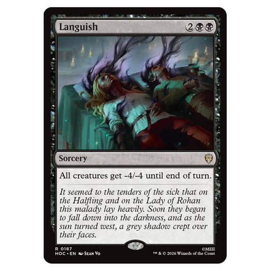 Languish 0187 card from the Magic The Gathering set The Hobbit Eternal