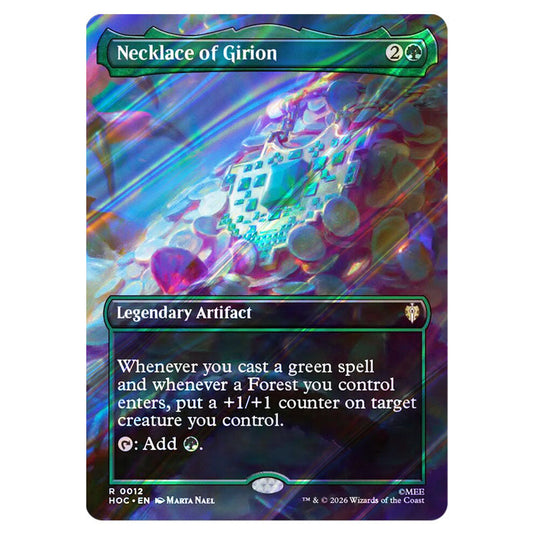 Necklace of Girion 0012 card from the Magic The Gathering set The Hobbit Eternal