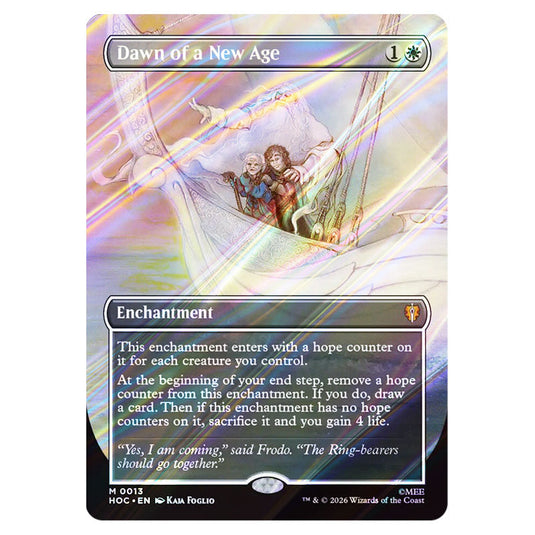 Dawn of a New Age 0013 card from the Magic The Gathering set The Hobbit Eternal