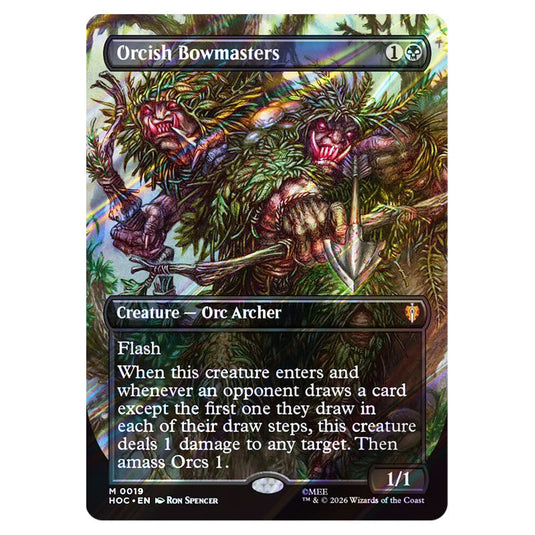 Orcish Bowmasters 0019 card from the Magic The Gathering set The Hobbit Eternal