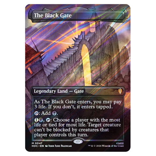 The Black Gate 0047 card from the Magic The Gathering set The Hobbit Eternal