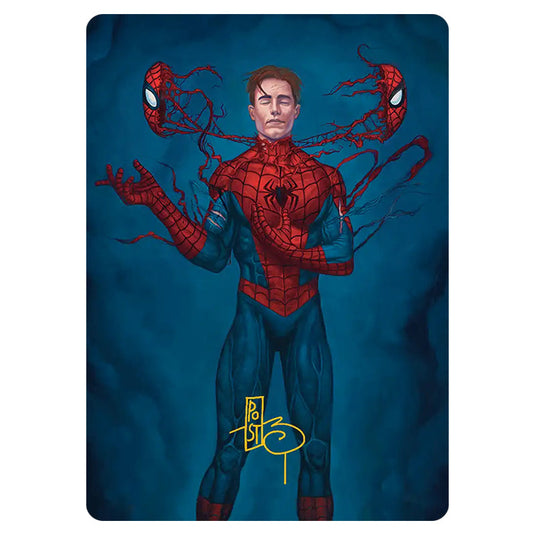 Secret Identity 6 card from the Magic The Gathering set Marvel's Spider-Man - Art Series