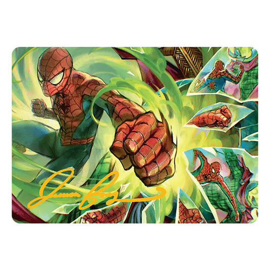 Kapow! 17 card from the Magic The Gathering set Marvel's Spider-Man - Art Series