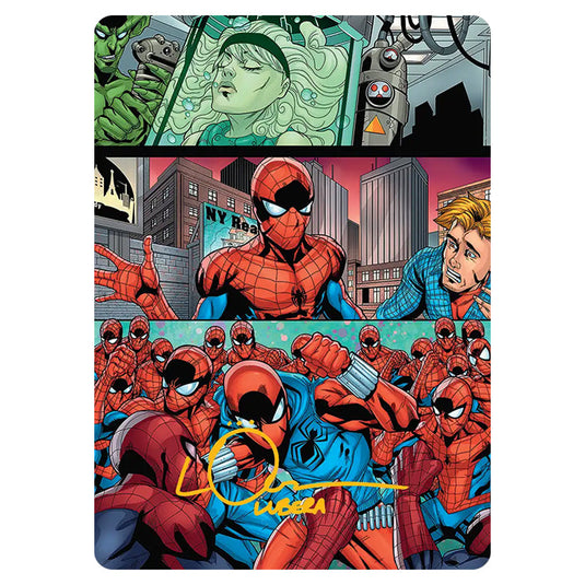 The Clone Saga 42 card from the Magic The Gathering set Marvel's Spider-Man - Art Series