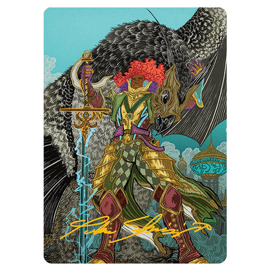 Caradora, Heart of Alacria // Caradora, Heart of Alacria 0003 card from the Magic The Gathering set Aetherdrift Art Series