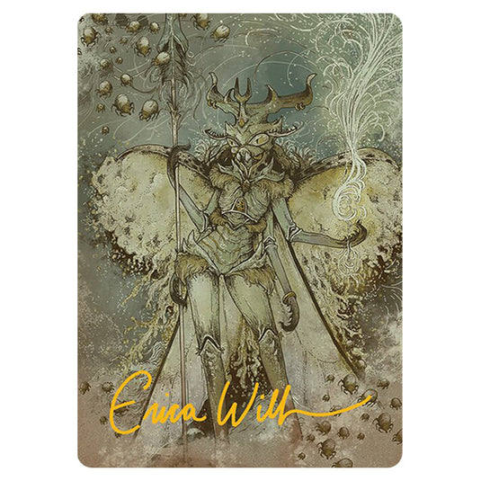 Aatchik, Emerald Radian // Aatchik, Emerald Radian 0006 card from the Magic The Gathering set Aetherdrift Art Series