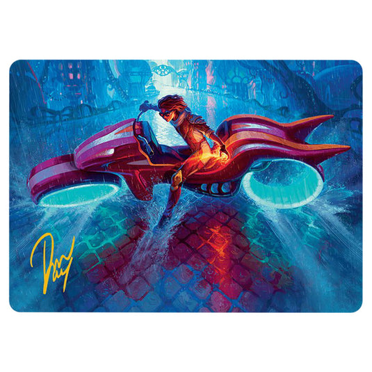 Chandra, Spark Hunter // Chandra, Spark Hunter 0020 card from the Magic The Gathering set Aetherdrift Art Series