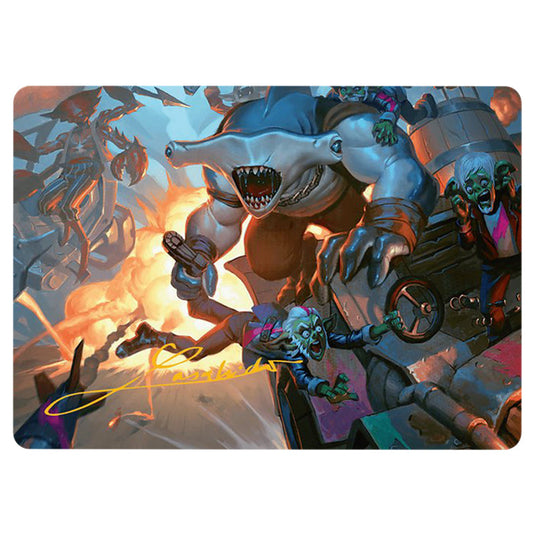 Trade the Helm // Trade the Helm 0025 card from the Magic The Gathering set Aetherdrift Art Series