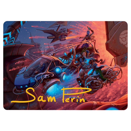 Rangers' Refueler // Rangers' Refueler 0027 card from the Magic The Gathering set Aetherdrift Art Series