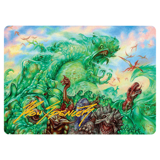 Mimeoplasm, Revered One // Mimeoplasm, Revered One 0028 card from the Magic The Gathering set Aetherdrift Art Series