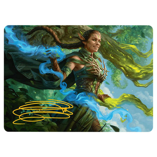 Nissa, Worldsoul Speaker // Nissa, Worldsoul Speaker 0031 card from the Magic The Gathering set Aetherdrift Art Series