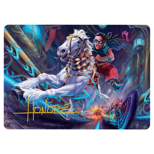 Gilded Ghoda // Gilded Ghoda 0034 card from the Magic The Gathering set Aetherdrift Art Series