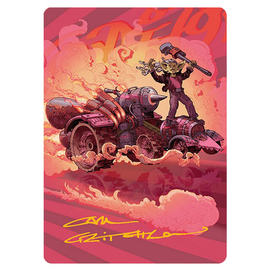 Burner Rocket // Burner Rocket 0041 card from the Magic The Gathering set Aetherdrift Art Series