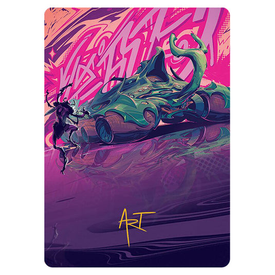 Earthrumbler // Earthrumbler 0042 card from the Magic The Gathering set Aetherdrift Art Series