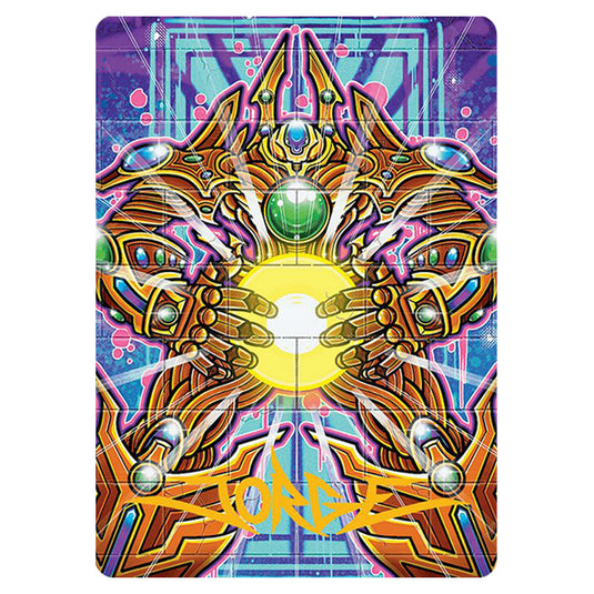 Brightglass Gearhulk // Brightglass Gearhulk 0053 card from the Magic The Gathering set Aetherdrift Art Series