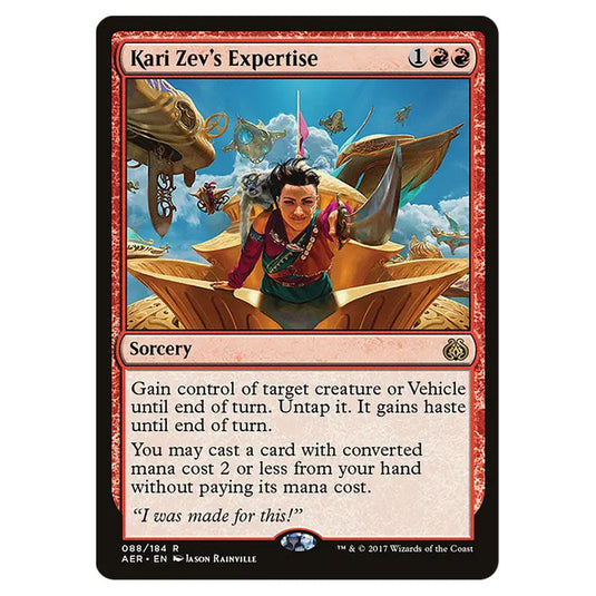 Lightning Runner 090 card from the Magic The Gathering set Aether Revolt