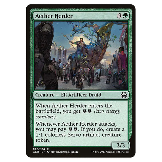 Aid from the Cowl 105 card from the Magic The Gathering set Aether Revolt