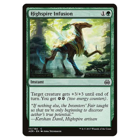 Lifecrafter's Gift 114 card from the Magic The Gathering set Aether Revolt