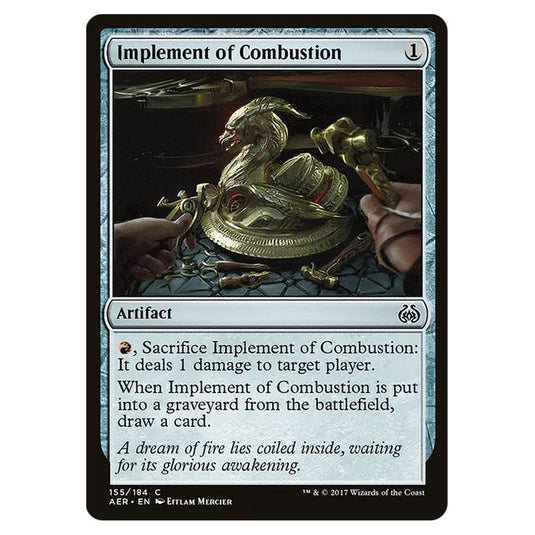 Implement of Improvement 158 card from the Magic The Gathering set Aether Revolt