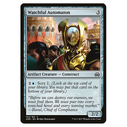 Ajani, Valiant Protector 185 card from the Magic The Gathering set Aether Revolt