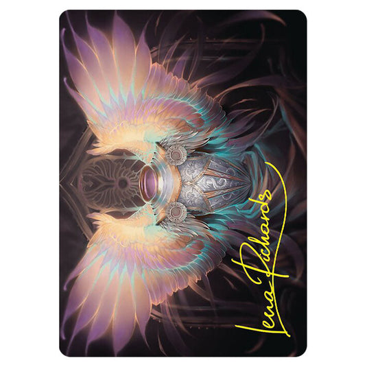 Celestial Armor // Celestial Armor 2 card from the Magic The Gathering set Foundations Art Series