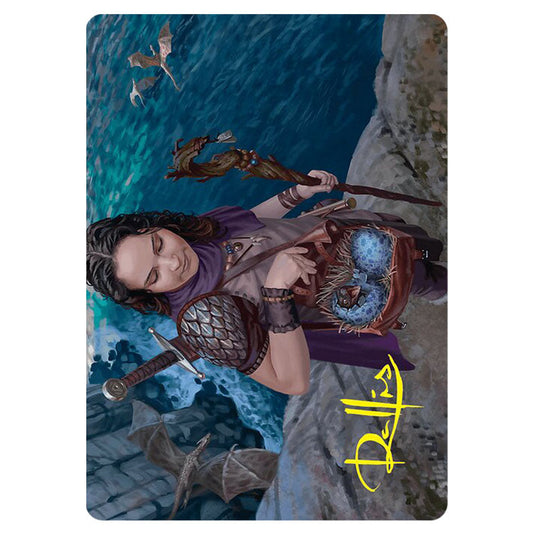 Drake Hatcher // Drake Hatcher 5 card from the Magic The Gathering set Foundations Art Series