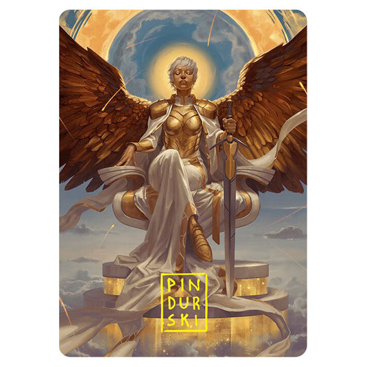 Herald of Eternal Dawn // Herald of Eternal Dawn 27 card from the Magic The Gathering set Foundations Art Series