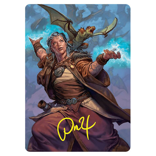 Drake Hatcher // Drake Hatcher 29 card from the Magic The Gathering set Foundations Art Series