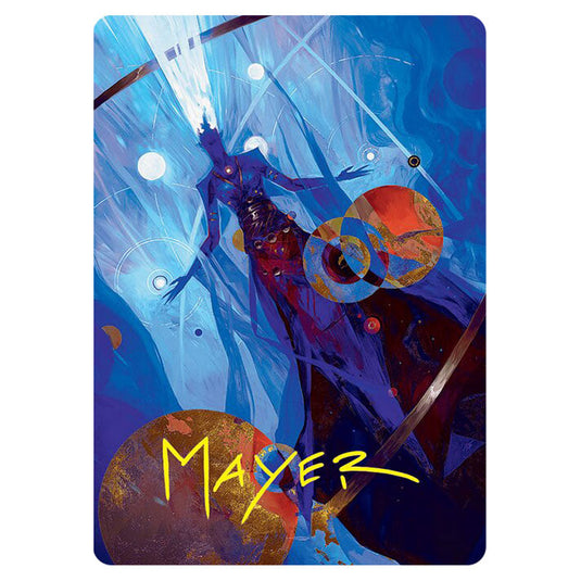 Omniscience // Omniscience 32 card from the Magic The Gathering set Foundations Art Series