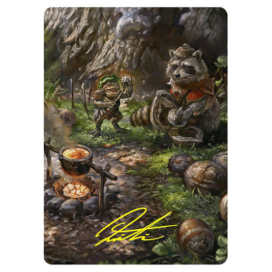 Sylvan Scavenging // Sylvan Scavenging 46 card from the Magic The Gathering set Foundations Art Series