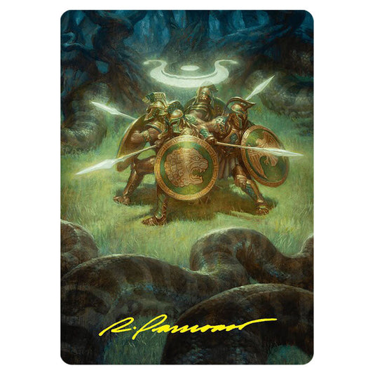 Anthem of Champions // Anthem of Champions 47 card from the Magic The Gathering set Foundations Art Series