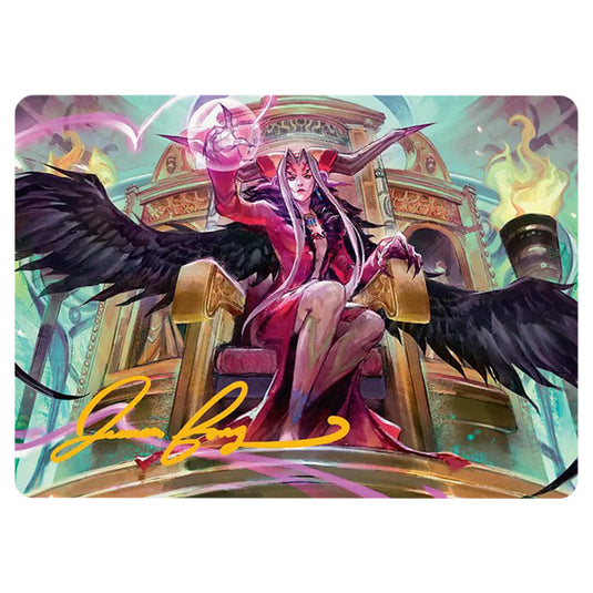 Sorceress's Schemes 0009 card from the Magic The Gathering set Universes Beyond - Final Fantasy - Art Series