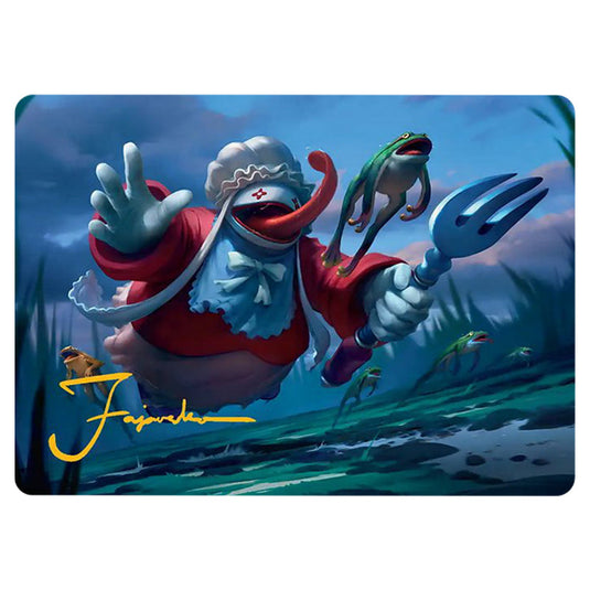 Quina, Qu Gourmet 0011 card from the Magic The Gathering set Universes Beyond - Final Fantasy - Art Series