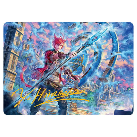 G'raha Tia, Scion Reborn 0019 card from the Magic The Gathering set Universes Beyond - Final Fantasy - Art Series