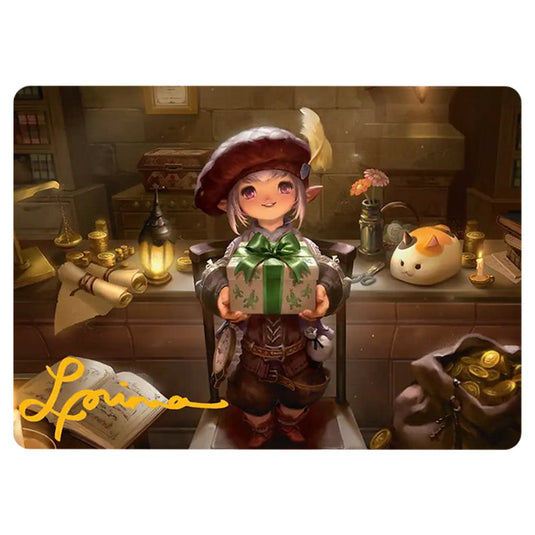 Tataru Taru 0025 card from the Magic The Gathering set Universes Beyond - Final Fantasy - Art Series