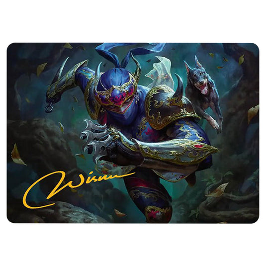 Shadow, Mysterious Assassin 0026 card from the Magic The Gathering set Universes Beyond - Final Fantasy - Art Series