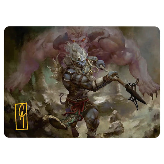 Kimahri, Valiant Guardian 0029 card from the Magic The Gathering set Universes Beyond - Final Fantasy - Art Series