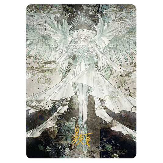 Hydaelyn, the Mothercrystal 0034 card from the Magic The Gathering set Universes Beyond - Final Fantasy - Art Series