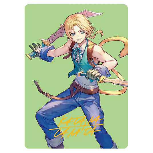 Zidane, Tantalus Thief 0049 card from the Magic The Gathering set Universes Beyond - Final Fantasy - Art Series