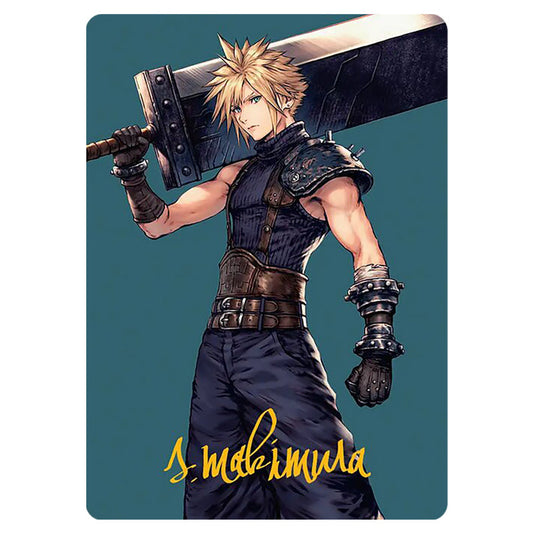 Cloud, Ex-SOLDIER 0050 card from the Magic The Gathering set Universes Beyond - Final Fantasy - Art Series