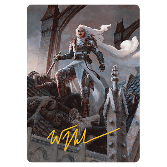 Thalia, Heretic Cathar // Thalia, Heretic Cathar 0002 card from the Magic The Gathering set Innistrad Remastered Art Series